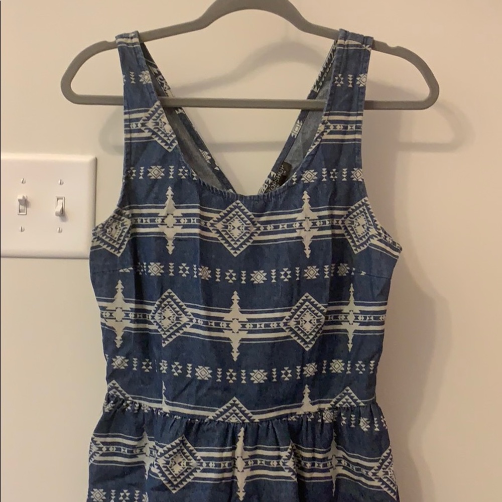 Top shop printed dress